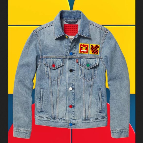 LEVI”S x LEGO 2020 Limited Edition Customizable Jean Jacket - Picture 1 of 15